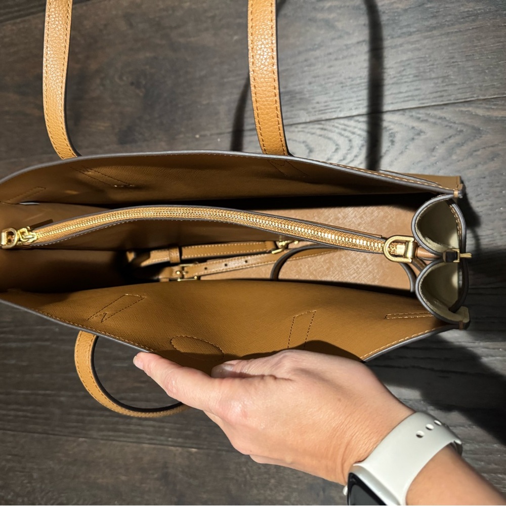 Tory Burch Robinson Leather Satchel - Picture 2 of 4